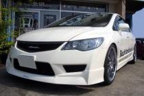 Спойлер крышки багажника карбоновый Modulo для Honda Civic в кузове FD