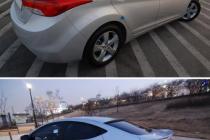 Hyundai Elantra 2011 Козырек на стекло 2