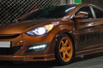 Hyundai Elantra 2011 Рамки с DRL