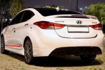 Hyundai Elantra 2011 Спойлер крашенный со стоп-сигналом