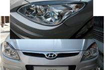 Hyundai i30 Реснички цвет под карбон