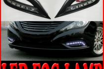 Hyundai Sonata 2010 Лампы дневного света в бампер
