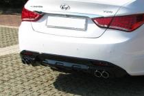 Hyundai Sonata 2010 Накладка заднего бампера V2
