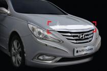 Hyundai Sonata 2010 Накладка на капот хром