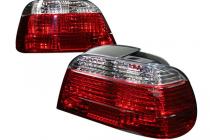 95-01 BMW E38 7-S Euro Tail Lights - RedClear