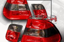 99-01 BMW E46 4DR Euro Tail Lights - RedSmoke