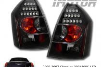 Chrysler 300C Фары задние диодные black
