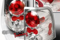 02-04 Ford Explorer Euro Tail Lights - Chrome