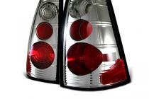 02-05 Ford Explorer Sport Trac Euro Tail Lights - Chrome