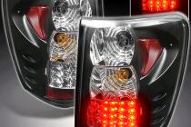 Jeep Grand Cherokee 99-04 Фары задние черные диодные