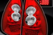 03-07 LEXUS GX470 RED CLEAR LED ALTEZZA TAIL LIGHTS