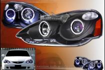 02-04 ACURA RSX Фары передние хром angel eyes