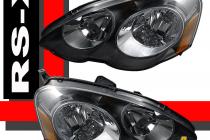 02-04 ACURA RSX Фары передние черные