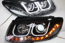 Hyundai Santa Fe 07 Оптика черная U Type