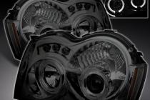 Jeep Grand Cherokee 05-10 Оптика передняя smoke