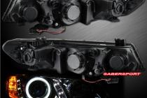 Kia Cerato 08 Оптика с ангельскими глазками DRL