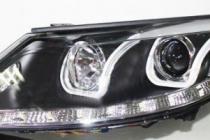 Kia Sportage 2010 Оптика черная DRL U Type