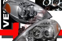 07-08 Nissan Tiida Передние фары хром