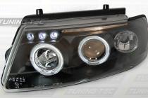 VW Passat 96-00 Оптика черная angel eyes