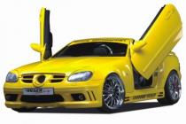 Бампер передний Rieger в стиле SLK W171