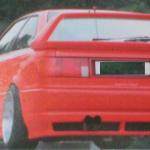 Накладка на задний бампер Audi 80 B4