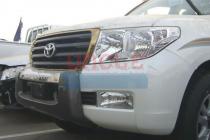 Toyota Land Cruiser 200 Передняя губа пластик накладка на бампер
