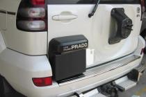 Prado 120 нерж. хромовая накладка на задний бампер