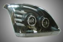 Prado 120 передняя оптика черная
