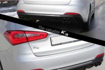 Kia Cerato 2013 Задний диффузор с фальш насадками