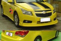 Комплект обвеса на Chevrolet Cruze состоит из 4 элементов
