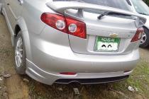 Накладка заднего бампера Lacetti Hb